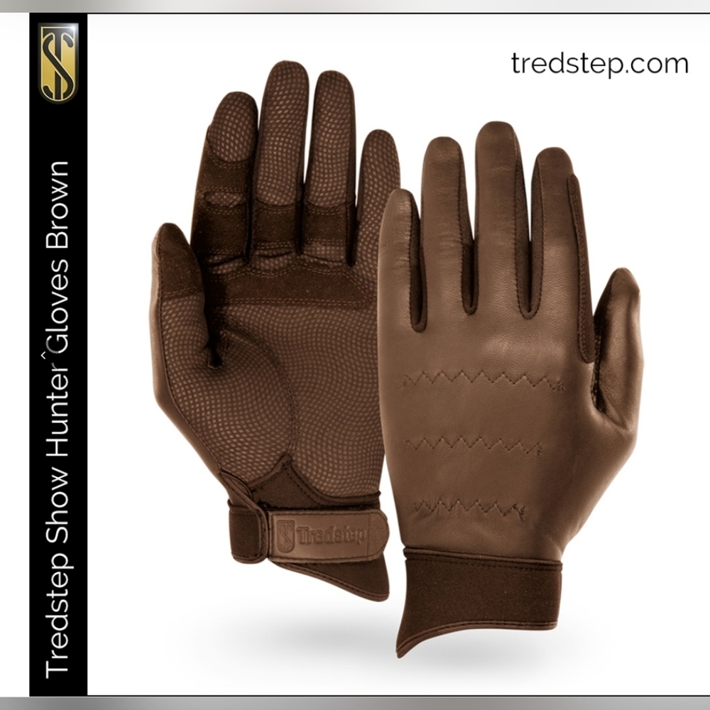 Tredstep- Gants Show Hunter/ Color Brown/ New Never Used/ MSRP $49.99